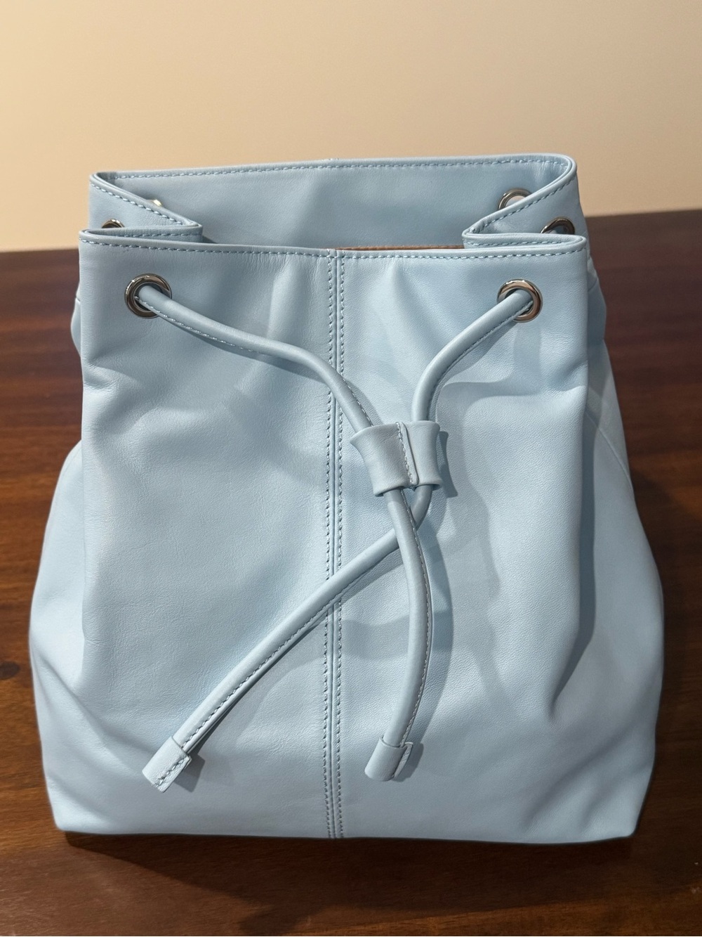 NWOT HOBO International Baby Blue Leather Convertible Backpack / Shoulder Bag! 🩵